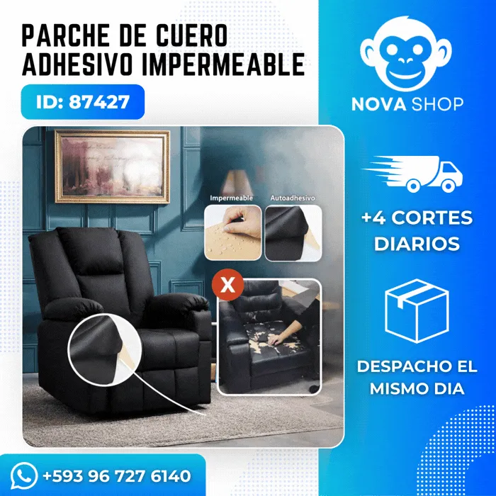 Parche de Reparación de Cuero